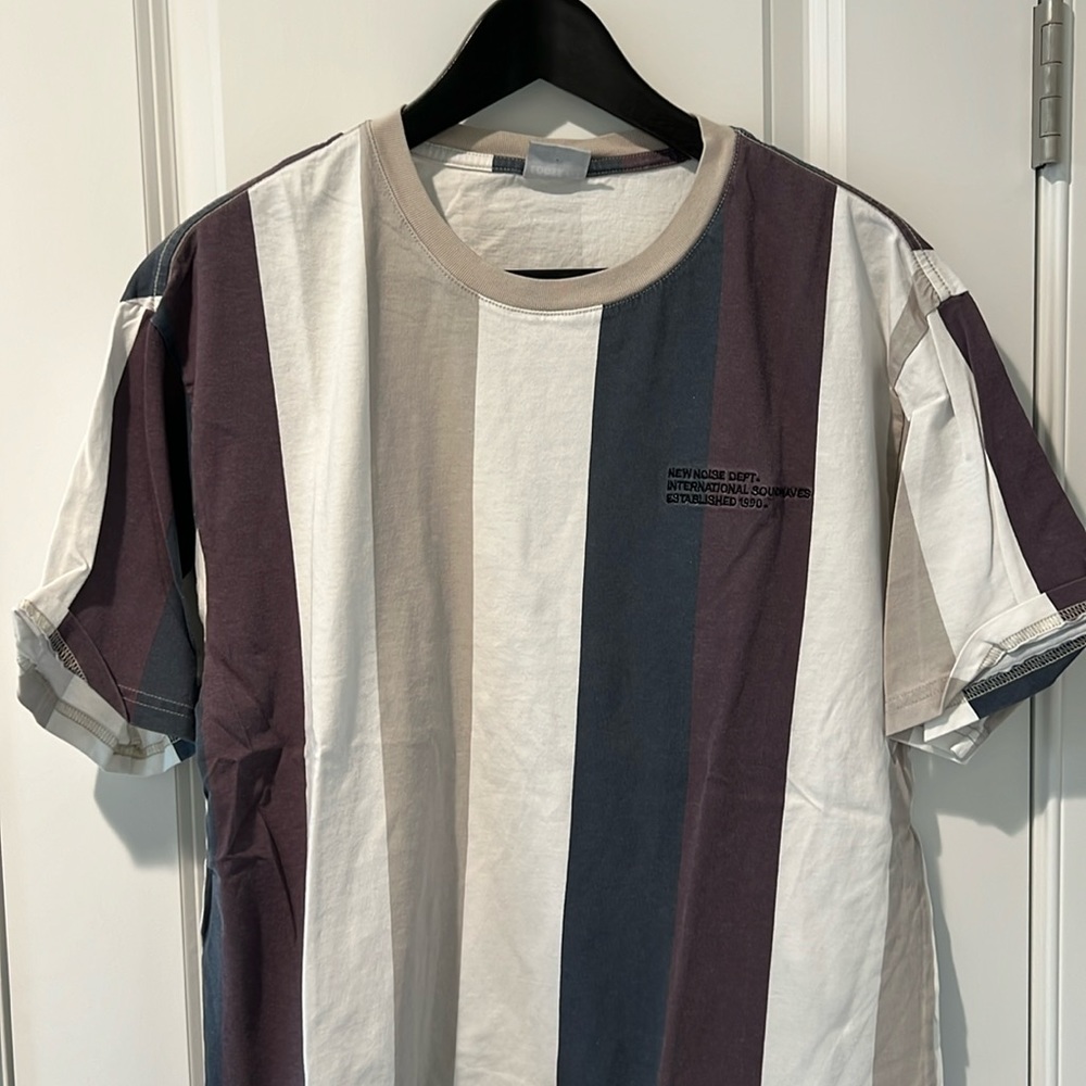 Loose Fit Cotton On Striped Tee